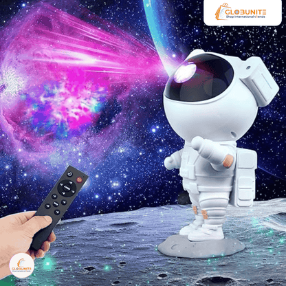 Astronaut Galaxy Projector - 360 Magnetic Head Rotation, Remote Control