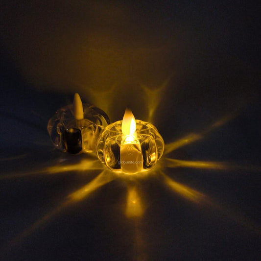 Pumpkin Crystal LED Light  | Perfect for Diwali, Pooja & Home Decor