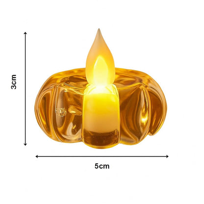 Pumpkin Crystal LED Light  | Perfect for Diwali, Pooja & Home Decor